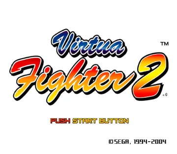 Sega Ages 2500 Series Vol. 16 - Virtua Fighter 2 (Japan) screen shot title